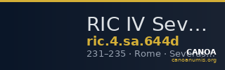 RIC IV Severus Alexander 644d — CANOA