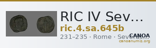RIC IV Severus Alexander 645b — CANOA