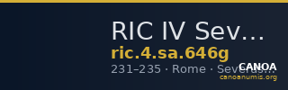 RIC IV Severus Alexander 646g — CANOA