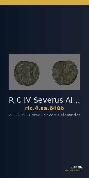 RIC IV Severus Alexander 648b — CANOA