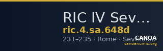RIC IV Severus Alexander 648d — CANOA
