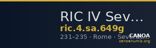 RIC IV Severus Alexander 649g — CANOA