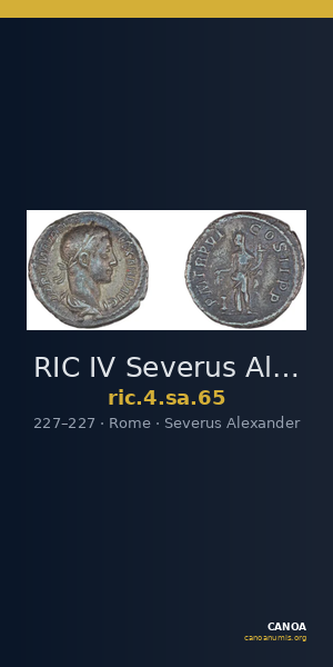RIC IV Severus Alexander 65 — CANOA