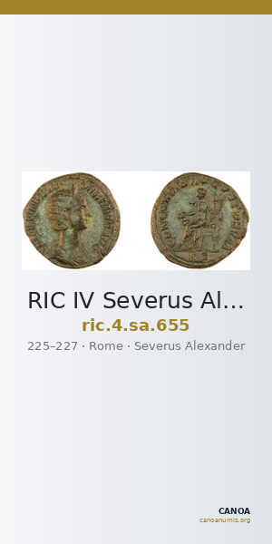 RIC IV Severus Alexander 655 — CANOA