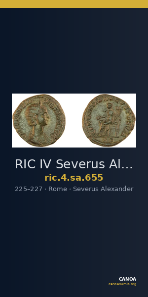 RIC IV Severus Alexander 655 — CANOA