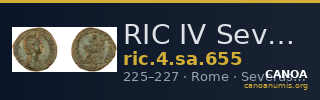 RIC IV Severus Alexander 655 — CANOA