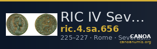 RIC IV Severus Alexander 656 — CANOA