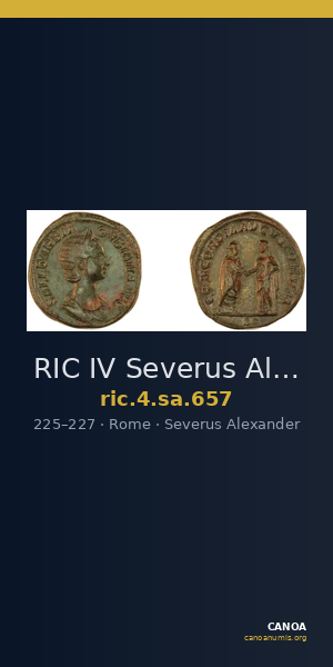 RIC IV Severus Alexander 657 — CANOA