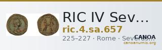 RIC IV Severus Alexander 657 — CANOA