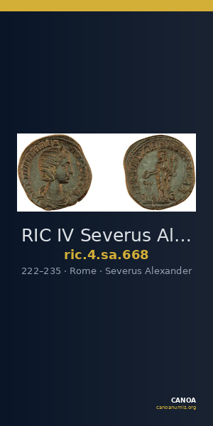 RIC IV Severus Alexander 668 — CANOA