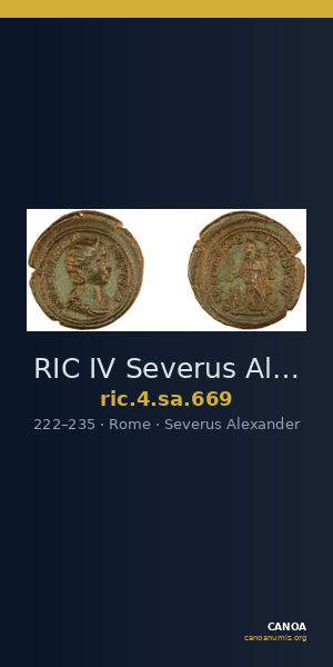 RIC IV Severus Alexander 669 — CANOA