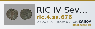 RIC IV Severus Alexander 676 — CANOA