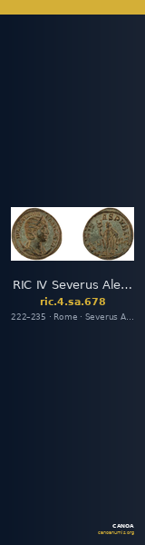 RIC IV Severus Alexander 678 — CANOA