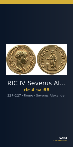 RIC IV Severus Alexander 68 — CANOA