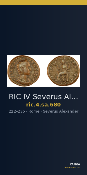 RIC IV Severus Alexander 680 — CANOA