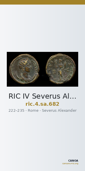 RIC IV Severus Alexander 682 — CANOA