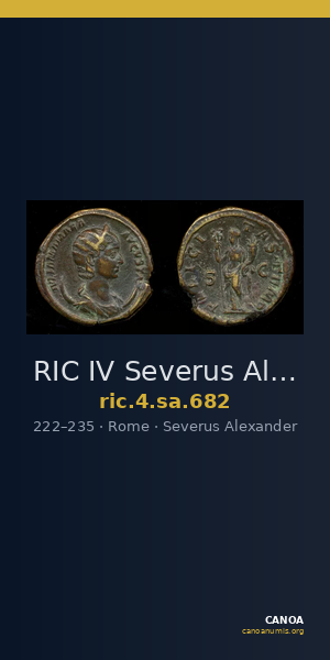 RIC IV Severus Alexander 682 — CANOA