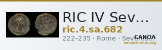 RIC IV Severus Alexander 682 — CANOA