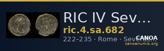 RIC IV Severus Alexander 682 — CANOA