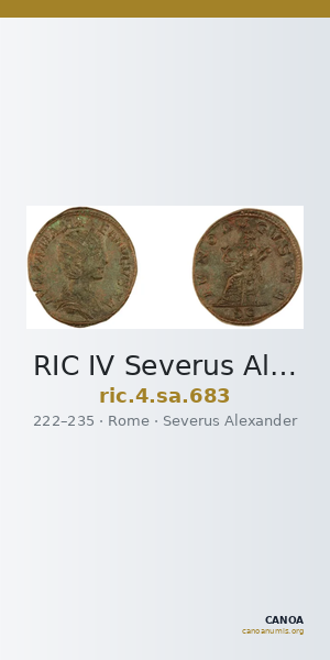 RIC IV Severus Alexander 683 — CANOA