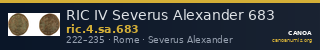 RIC IV Severus Alexander 683 — CANOA