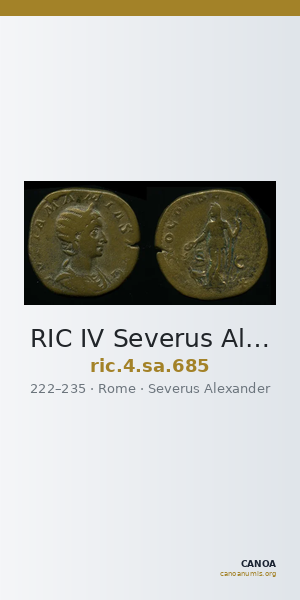 RIC IV Severus Alexander 685 — CANOA