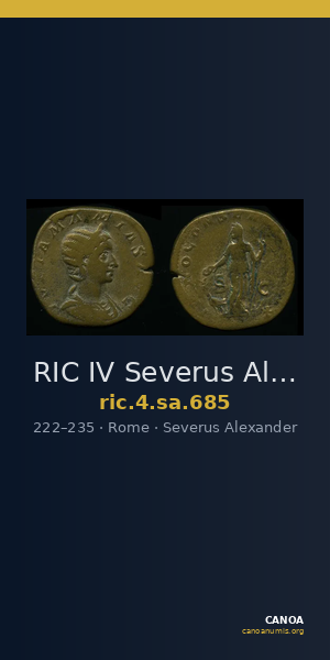 RIC IV Severus Alexander 685 — CANOA