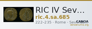 RIC IV Severus Alexander 685 — CANOA
