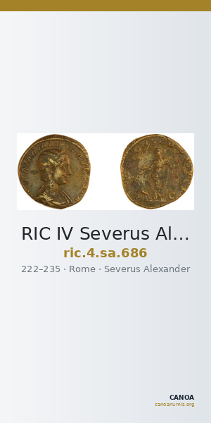 RIC IV Severus Alexander 686 — CANOA