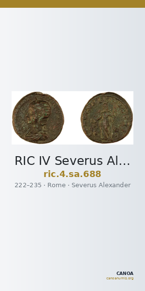 RIC IV Severus Alexander 688 — CANOA