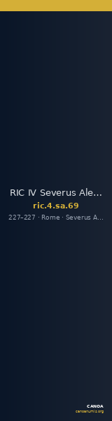 RIC IV Severus Alexander 69 — CANOA