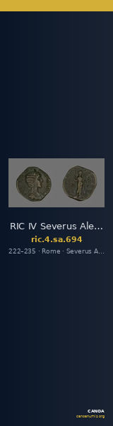 RIC IV Severus Alexander 694 — CANOA