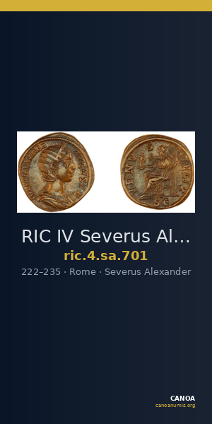 RIC IV Severus Alexander 701 — CANOA