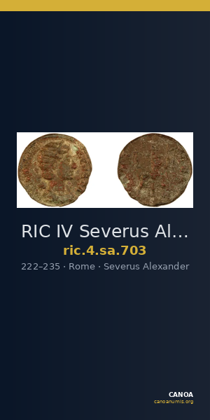 RIC IV Severus Alexander 703 — CANOA