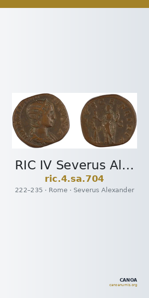 RIC IV Severus Alexander 704 — CANOA