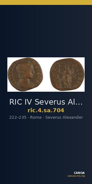 RIC IV Severus Alexander 704 — CANOA