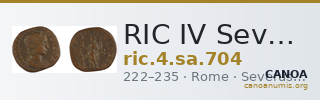RIC IV Severus Alexander 704 — CANOA