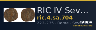 RIC IV Severus Alexander 704 — CANOA