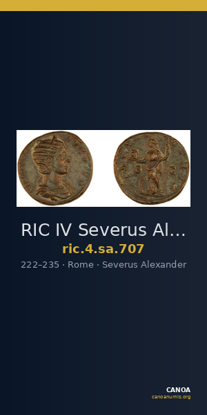 RIC IV Severus Alexander 707 — CANOA