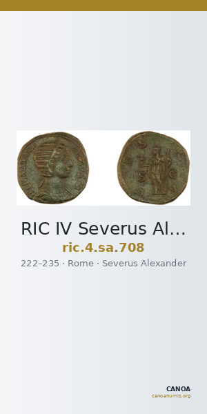 RIC IV Severus Alexander 708 — CANOA