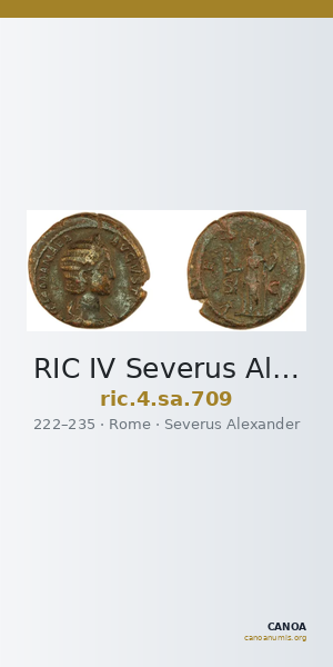 RIC IV Severus Alexander 709 — CANOA