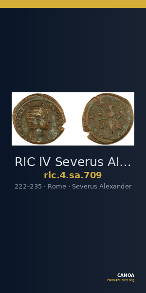 RIC IV Severus Alexander 709 — CANOA