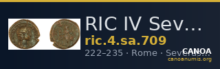 RIC IV Severus Alexander 709 — CANOA
