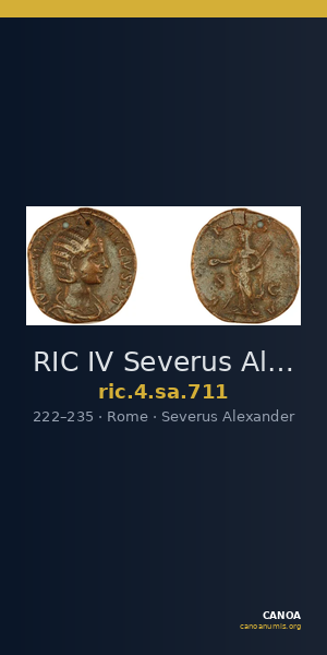 RIC IV Severus Alexander 711 — CANOA