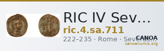 RIC IV Severus Alexander 711 — CANOA