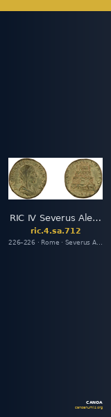 RIC IV Severus Alexander 712 — CANOA