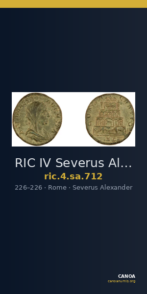 RIC IV Severus Alexander 712 — CANOA