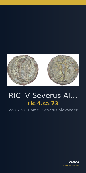 RIC IV Severus Alexander 73 — CANOA