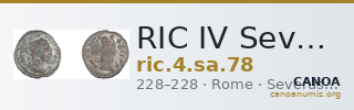 RIC IV Severus Alexander 78 — CANOA