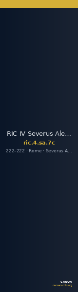 RIC IV Severus Alexander 7c — CANOA